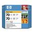 HP 70 Twin Pack - print cartridge CB342A